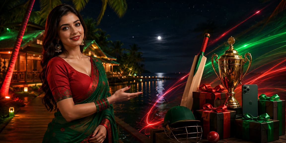 সেন্ট মার্টিন দ্বীপে লাল-সবুজ থিমে ক্রিকেট বেটিং অভিজ্ঞতা
